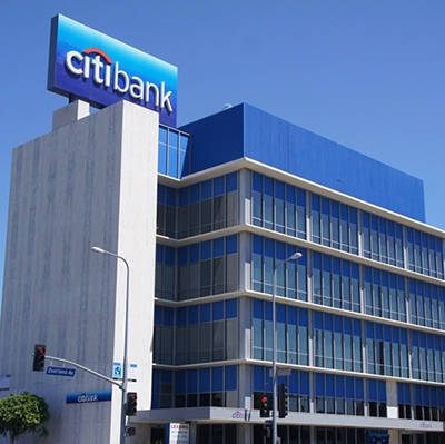 Citibank is pictured atop the Citi Bank building in downtown San Diego: Calabasas, Burbank, Glendale, Hidden Hills