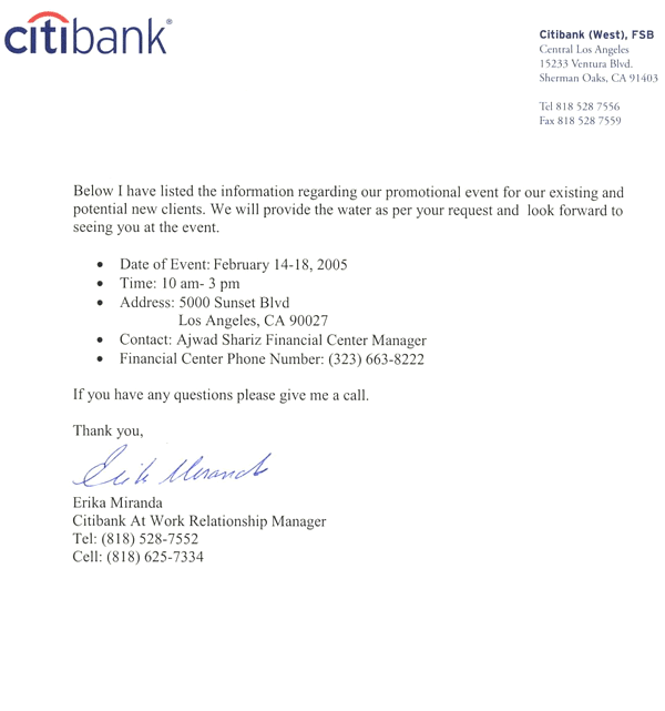 review from Citibank, another great review!